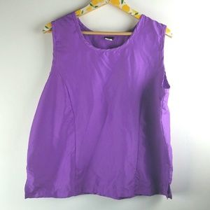 Purple Shirt Cami Tank sz XL